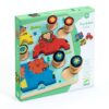2U1 Drvene puzzle - Autići, Djeco